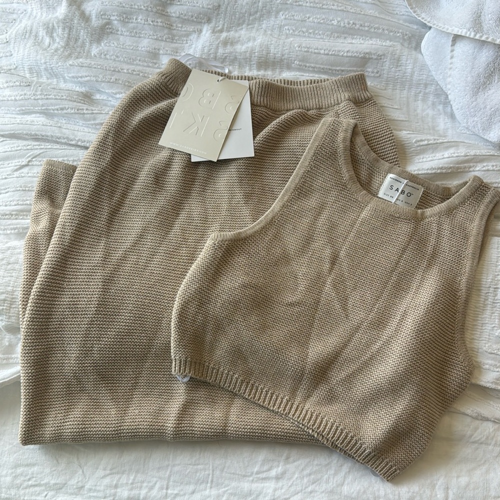 Sabo skirt Knit Set